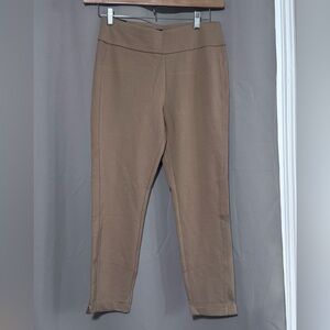 Express Ponte Leggings Ankle length in Taupe Tan